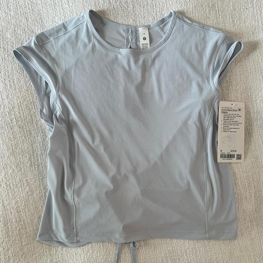 Lululemon Cinch-Back Short Sleeve Shirt – Starch Blue - Picture 2 of 6